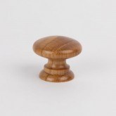 Knob style A 36mm oak lacquered wooden knob